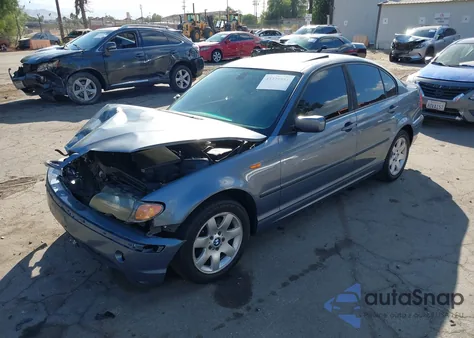 2004 BMW 325I из США, поврежденный, VIN WBAAZ33464KP87649